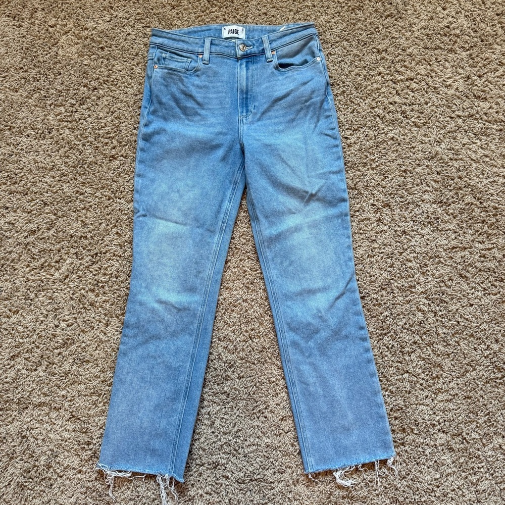 PAIGE cindy raw hem jeans - Picture 4 of 9